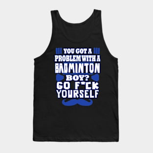 Badminton Racket Sports Gift Birdy Double Tank Top